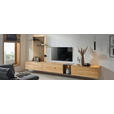 WOHNWAND  in Anthrazit, Eichefarben  403/160/50 cm  - Eichefarben/Anthrazit, Design, Glas/Holz (403/160/50cm) - Dieter Knoll