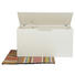 TRUHE Holz Kiefer massiv - Weiß, Design, Holz (80/42/42cm) - Carryhome