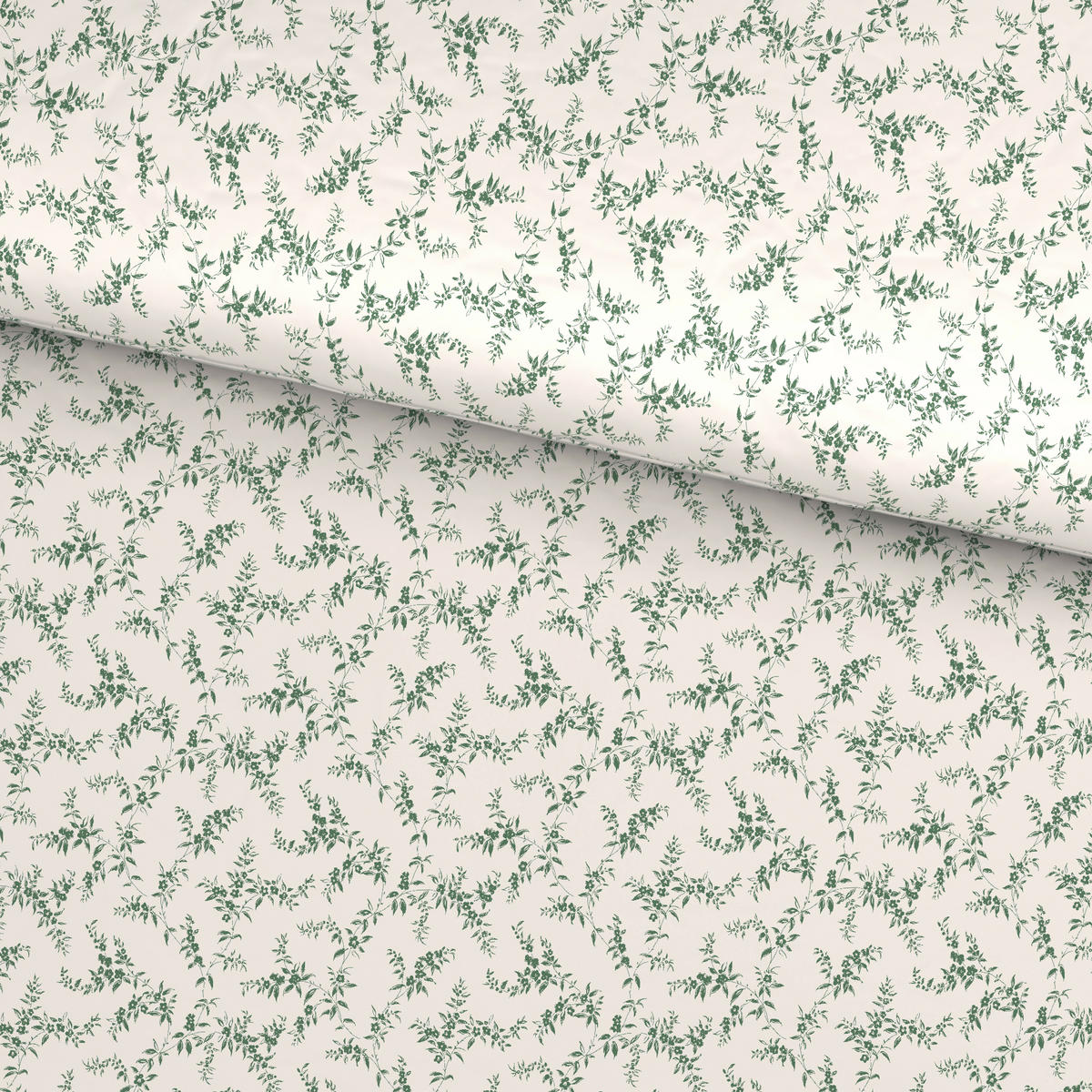 BETTWÄSCHE Mavie Satin 160/210 cm  - Grün, KONVENTIONELL, Textil (160/210cm) - Esposa