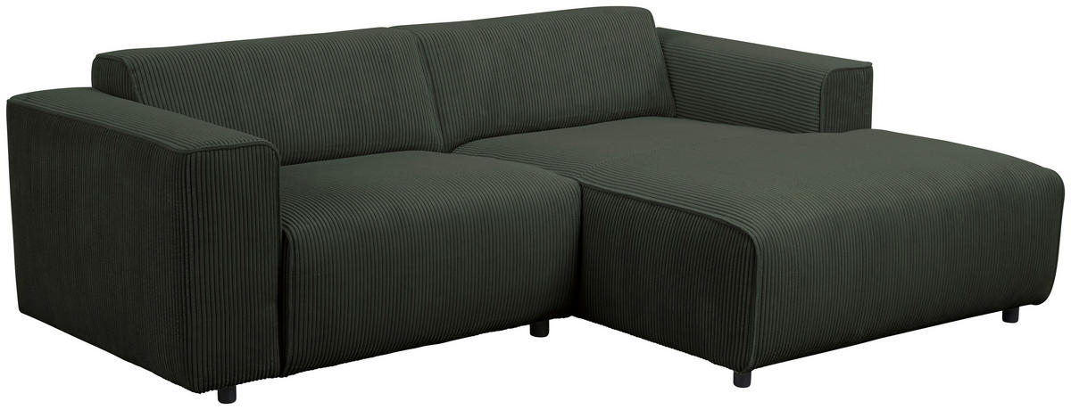 HÖRNSOFFA i manchester skogsgrön  - skogsgrön/svart, Design, textil/plast (234/161cm) - Livetastic