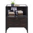 KOMMODE Grau - Grau/Nickelfarben, Trend, Glas/Metall (81/105/40cm) KOMMODE Grau - Grau/Nickelfarben, Trend, Glas/Metall (81/105/40cm)
