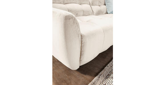 ECKSOFA Beige Flachgewebe  - Beige/Schwarz, MODERN, Kunststoff/Textil (235/275cm) - Landscape