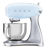 KÜCHENMASCHINE SMF02PBEU  - Pastellblau/Alufarben, Basics, Metall (40,2/37,8/22,1cm) - SMEG