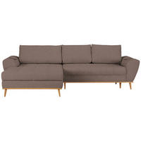 HÖRNSOFFA i vävt tyg taupe  - taupe/ekfärgad, Design, trä/textil (175/282cm) - Livetastic