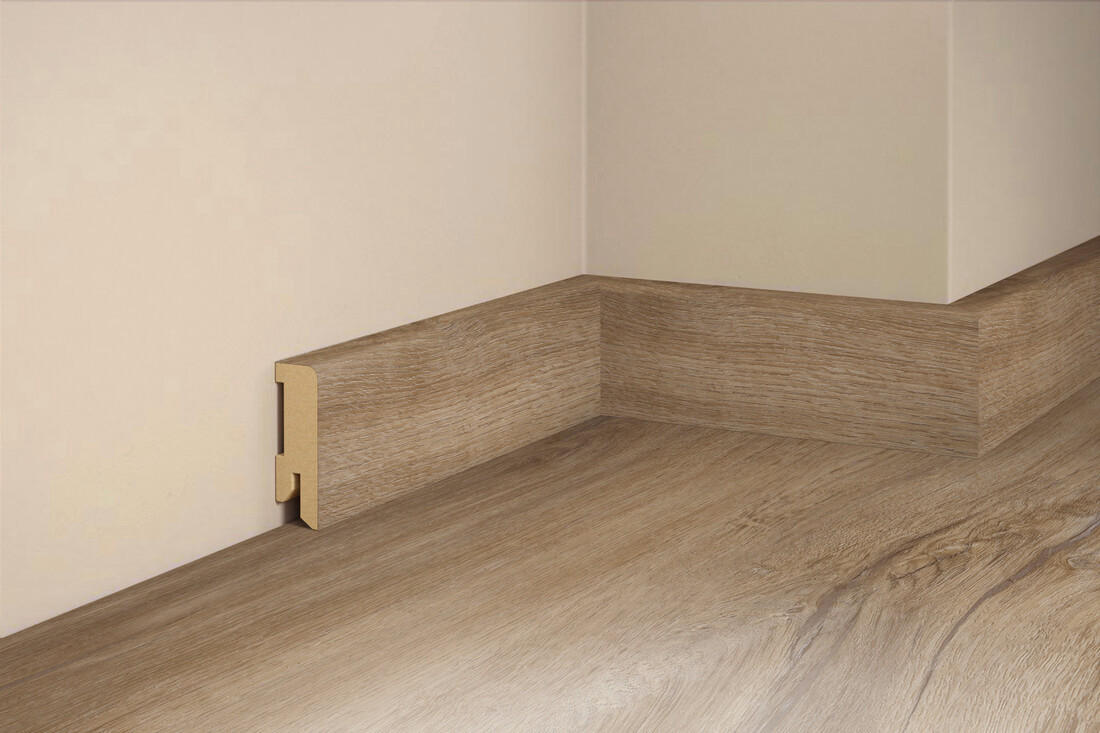SOCKELLEISTE, Eiche Monte  - Basics, Holz (240/5/1,6cm) - Tilo