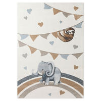 KINDERTEPPICH 120/170 cm Boho Kids Elefant  - Hellbraun/Multicolor, Basics, Kunststoff (120/170cm) - Villeroy & Boch