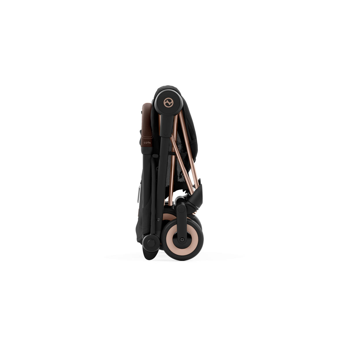 BUGGY Coya  - Roségold/Schwarz, Basics, Kunststoff/Textil (79/44/105cm) - cybex PLATINUM