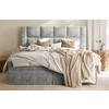 BOXBETT 180/200 cm  in Hellgrau  - Hellgrau/Schwarz, MODERN, Holz/Holzwerkstoff (180/200cm) - Boxxx
