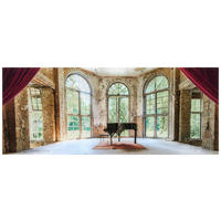 GLASBILD Architektur  - Multicolor, Trend, Glas (125/50/1,40cm) - Euroart