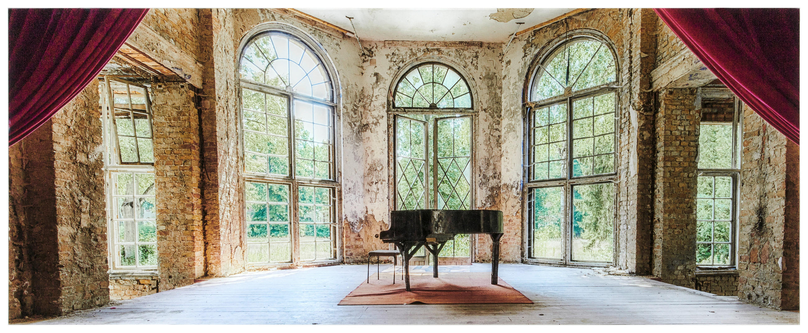 Euroart SKLENENÝ OBRAZ, architektúra, 50/125/1,40 cm