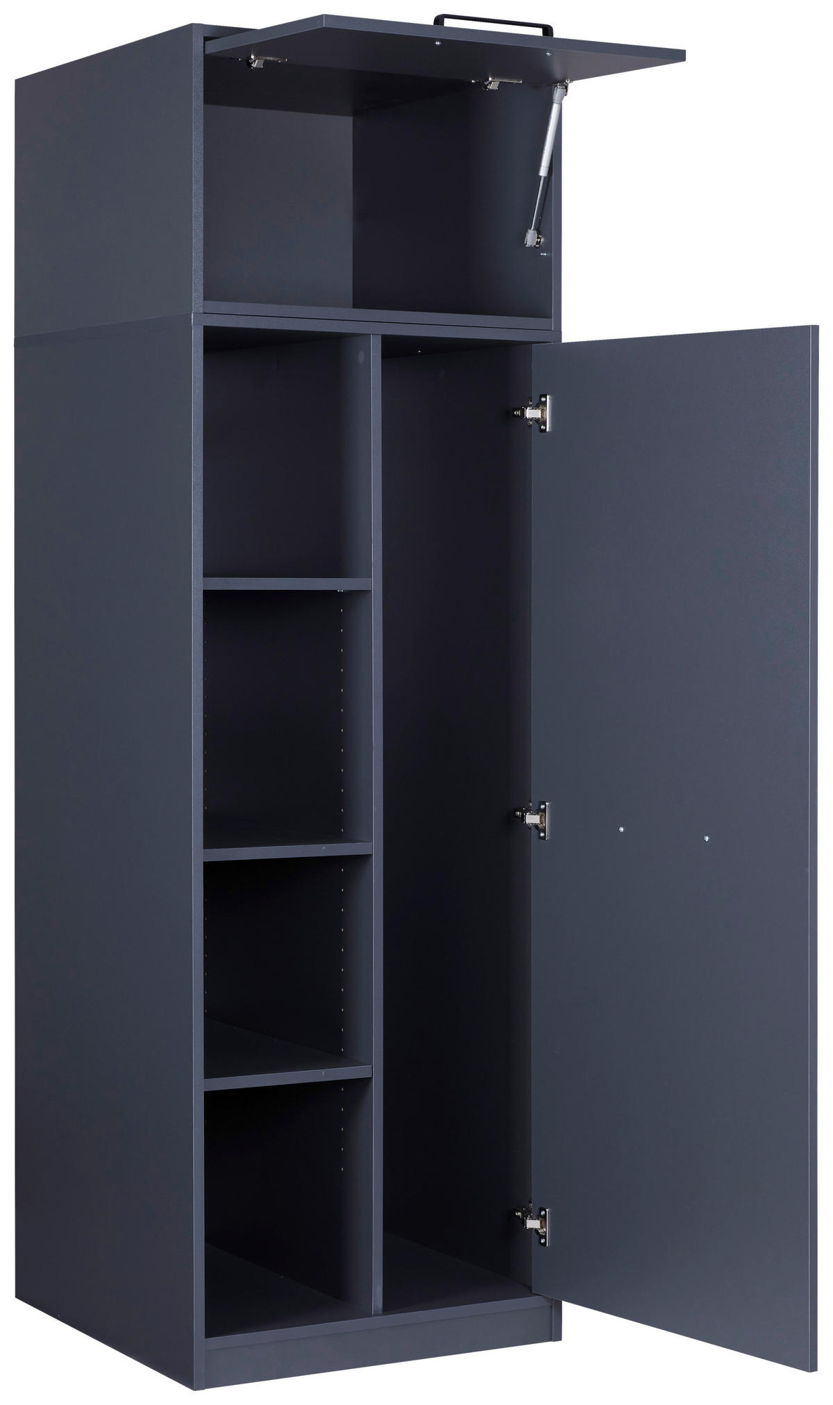 HAUSWIRTSCHAFTSRAUM 268/208/68 cm  in Anthrazit  - Anthrazit, MODERN, Holzwerkstoff (268/208/68cm) - home24