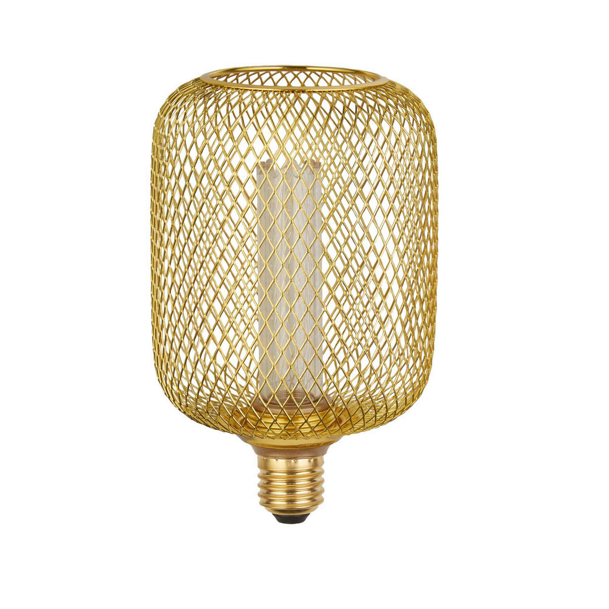 LED-LEUCHTMITTEL   E27 120 lm  - Goldfarben, Basics, Glas/Metall (10/17cm) - Searchlight