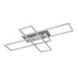 LED-DECKENLEUCHTE 82,5/55/8 cm   - Chromfarben/Silberfarben, Basics, Kunststoff/Metall (82,5/55/8cm) - Novel
