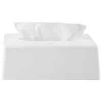 Kosmetiktuch-Box - Weiß Hochglanz, Basics, Keramik (25,5/14/9cm) - Kela