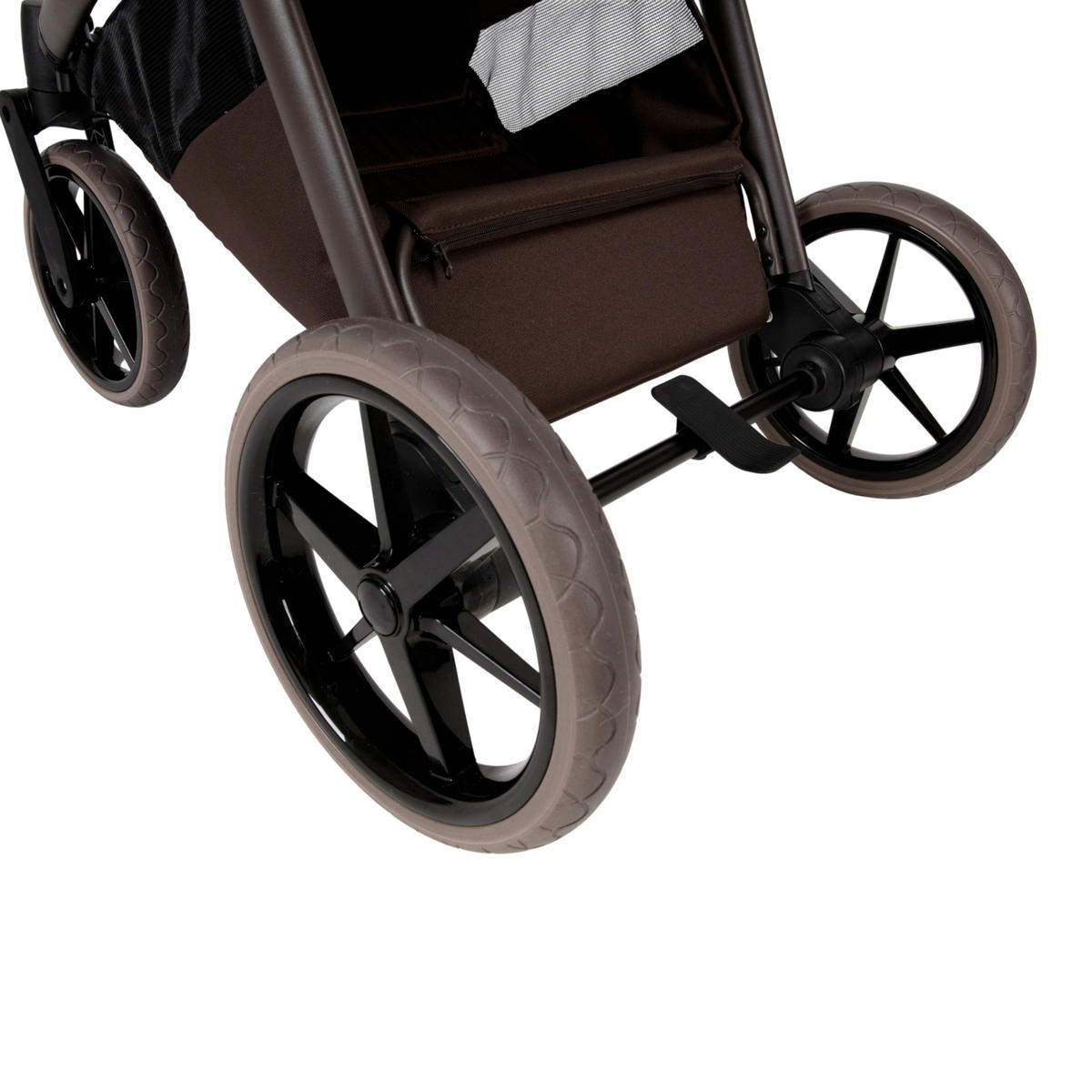 KINDERWAGENSET  - Braun, Trend, Kunststoff/Textil (100/59/106cm) - Jimmylee