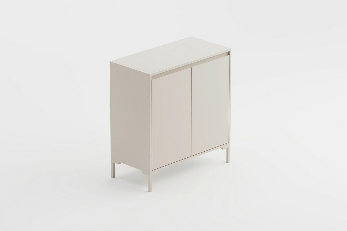 KOMMODE 81/87/40 cm Kaschmir  - Kaschmir, Design, Holzwerkstoff/Metall (81/87/40cm) - MID.YOU