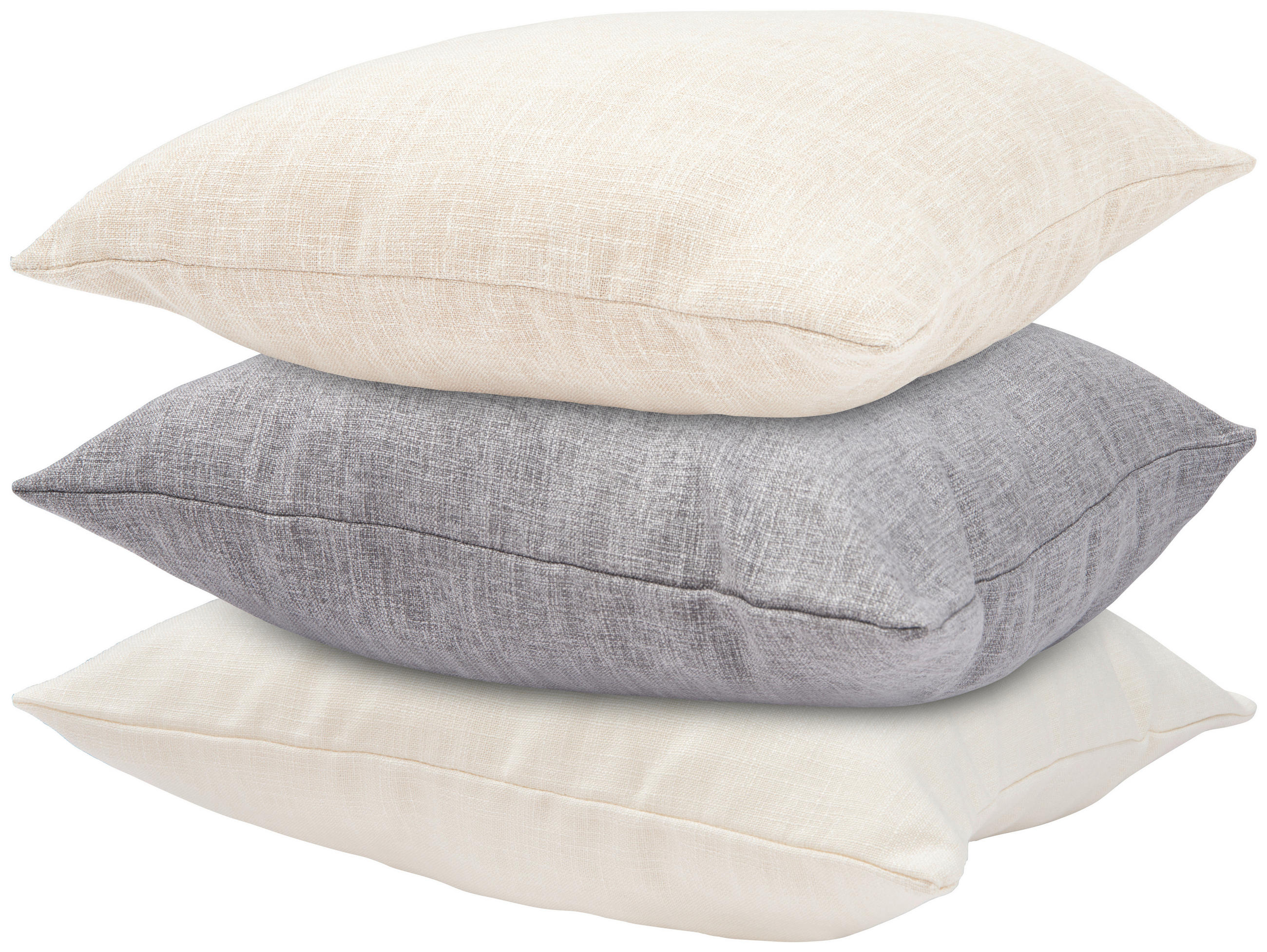KISSENHÜLLE 50/50 cm  - Weiss, Basics, Textil (50/50cm) - Novel