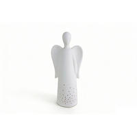 DEKORAČNÝ ANJEL - biela, Lifestyle, keramika (9/20/6cm) - X-Mas