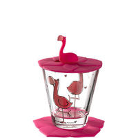 SKLENIČKA - růžová/pink, Trend, plast/sklo (120ml) - Leonardo