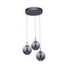LED-PENDELLEUCHTE 50/50/240 cm   - Grau, Trend, Glas/Metall (50/50/240cm) - Neuhaus PURE