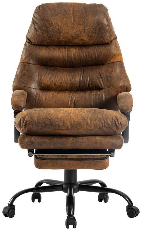 CHEFSESSEL Mikrofaser Braun, Schwarz  - Schwarz/Braun, MODERN, Kunststoff/Textil (64/114-122/72cm) - MID.YOU