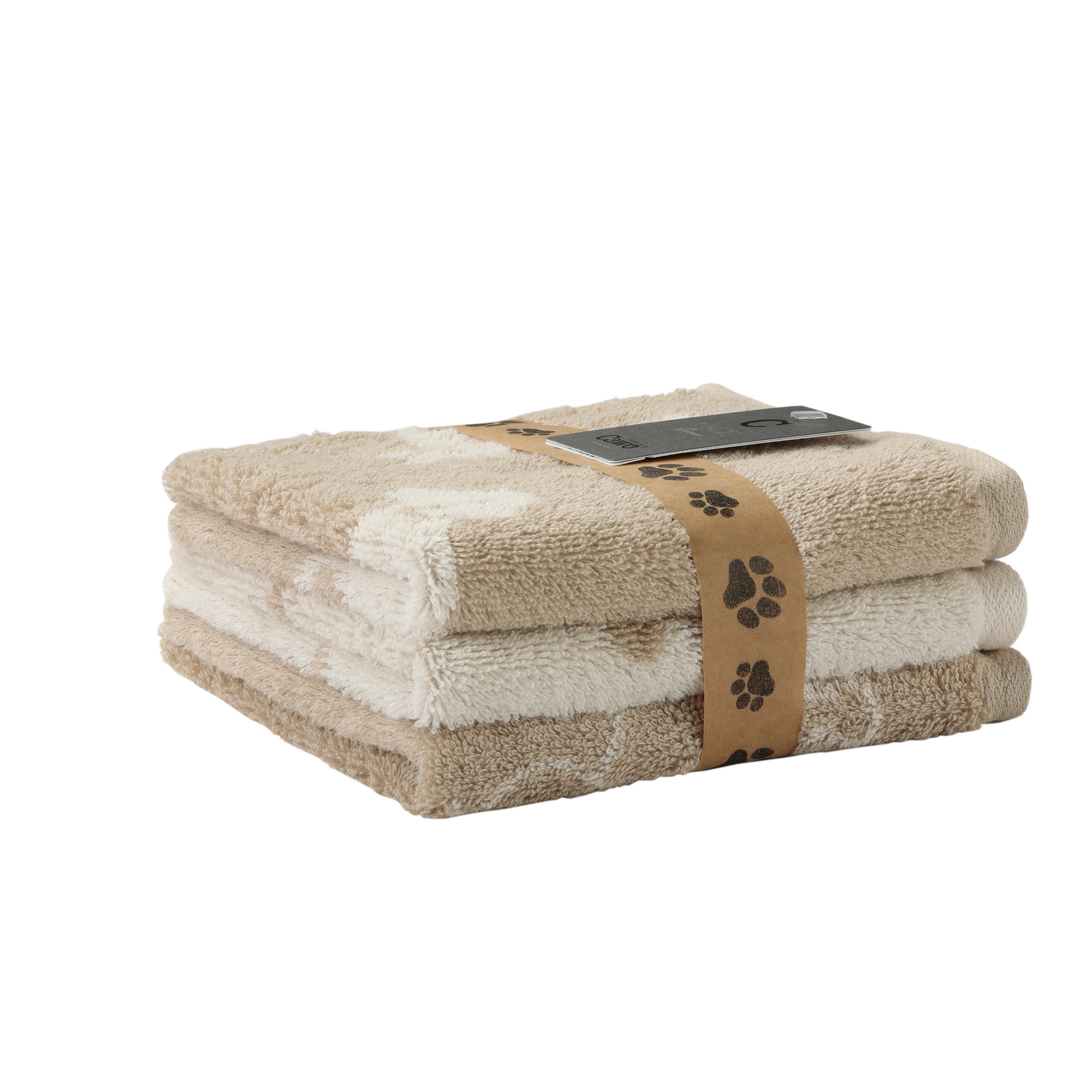 SEIFTUCH Naturfarben, Beige  - Beige/Naturfarben, KONVENTIONELL, Textil (30/30cm) - Cawoe