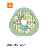 SPIELMATTE MuTable  - Multicolor, Basics, Karton/Holz (54/54/1cm) - Stokke