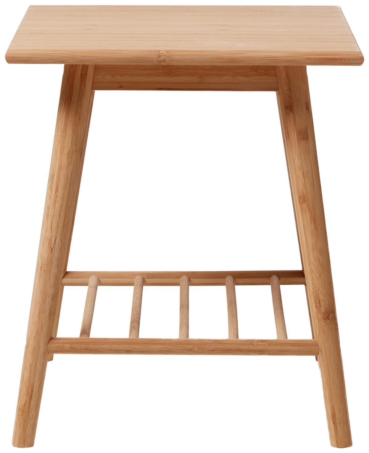 BEISTELLTISCH 45/45/52 cm Bambus vollmassiv Naturfarben quadratisch  - Naturfarben, ROMANTIK / LANDHAUS, Holz (45/45/52cm) - MID.YOU