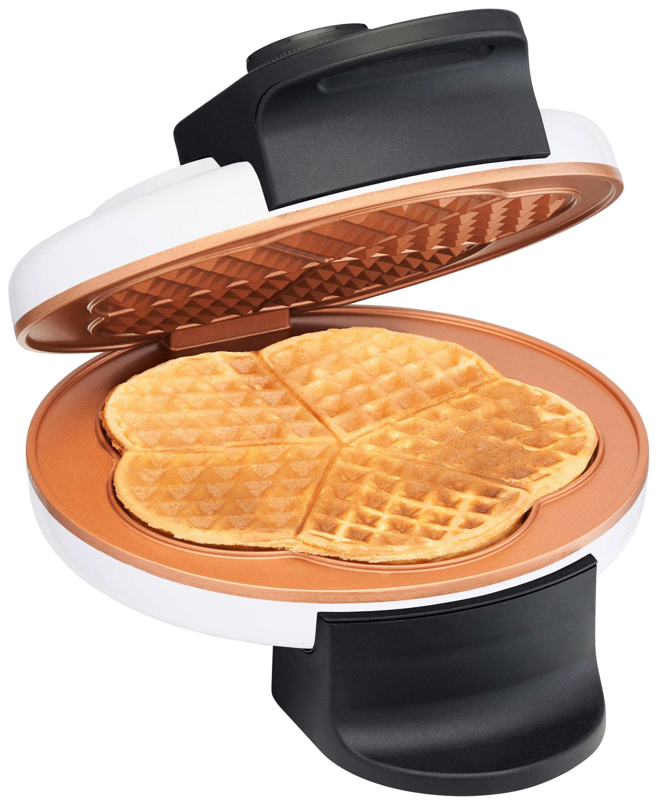 Trisa Electronics Waffeleisen Weiß 19x26x12 cm