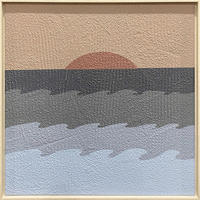 BILD 100/100/10 cm  - Basics, Stein/Metall (100/100/10cm) - Wandkraft