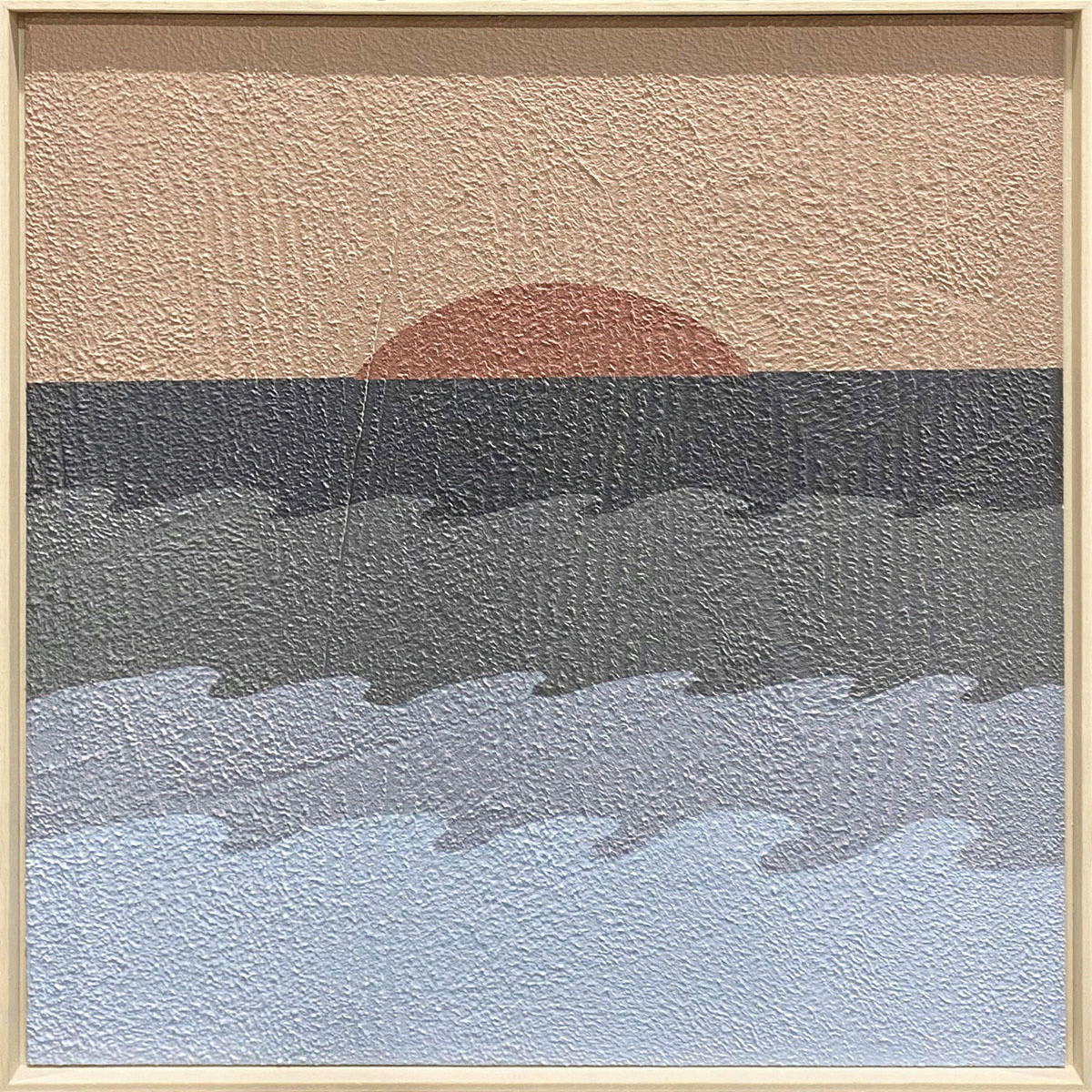 BILD 100/100/10 cm  - Basics, Stein/Metall (100/100/10cm) - Wandkraft