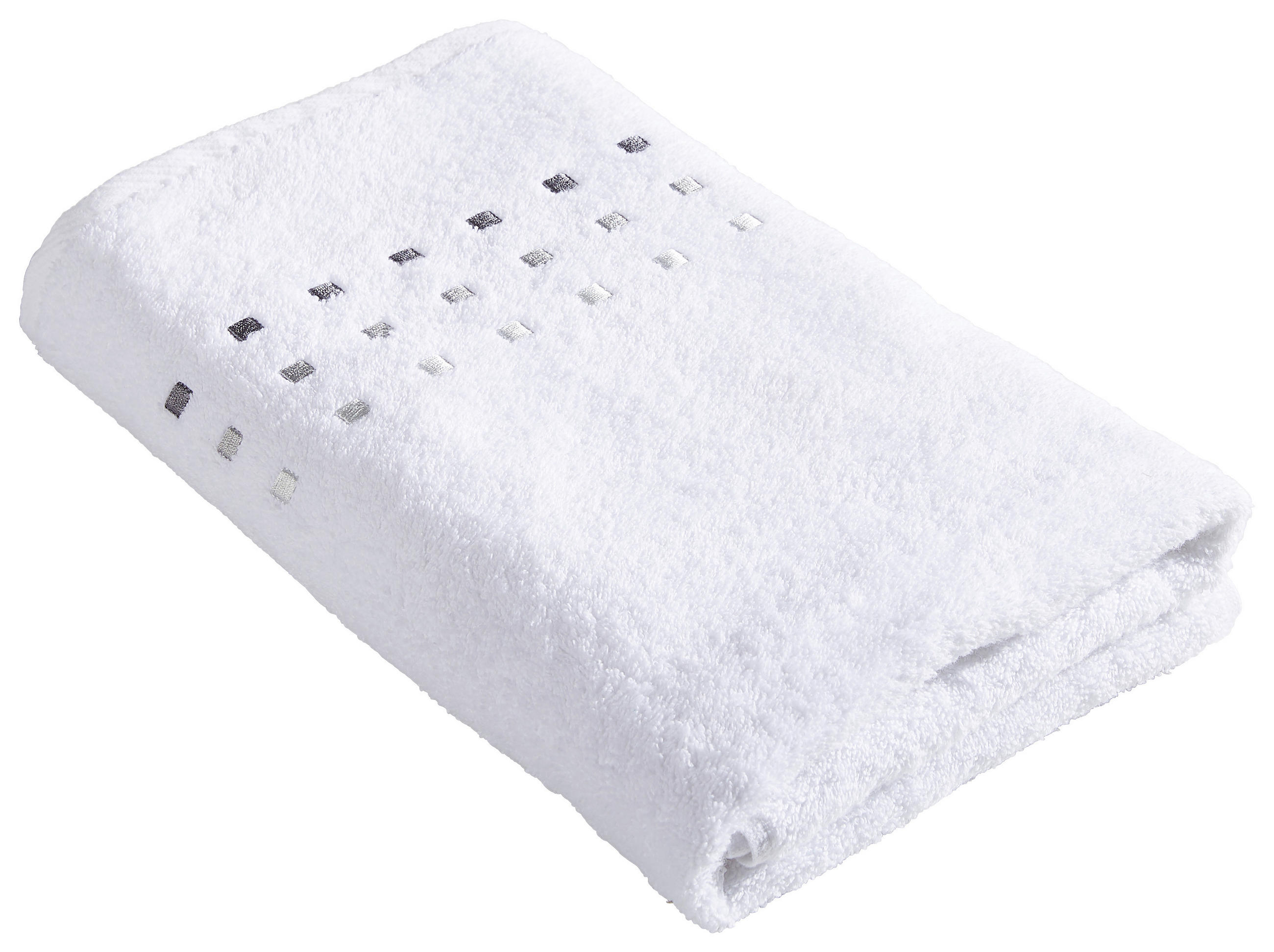 DUSCHTUCH Quattro 70/140 cm - Weiß, Basics, Textil (70/140cm) - Esposa