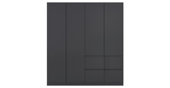 KLEIDERSCHRANK  in Grau  - Grau, Trend, Holzwerkstoff/Kunststoff (181/197/54cm) - Xora