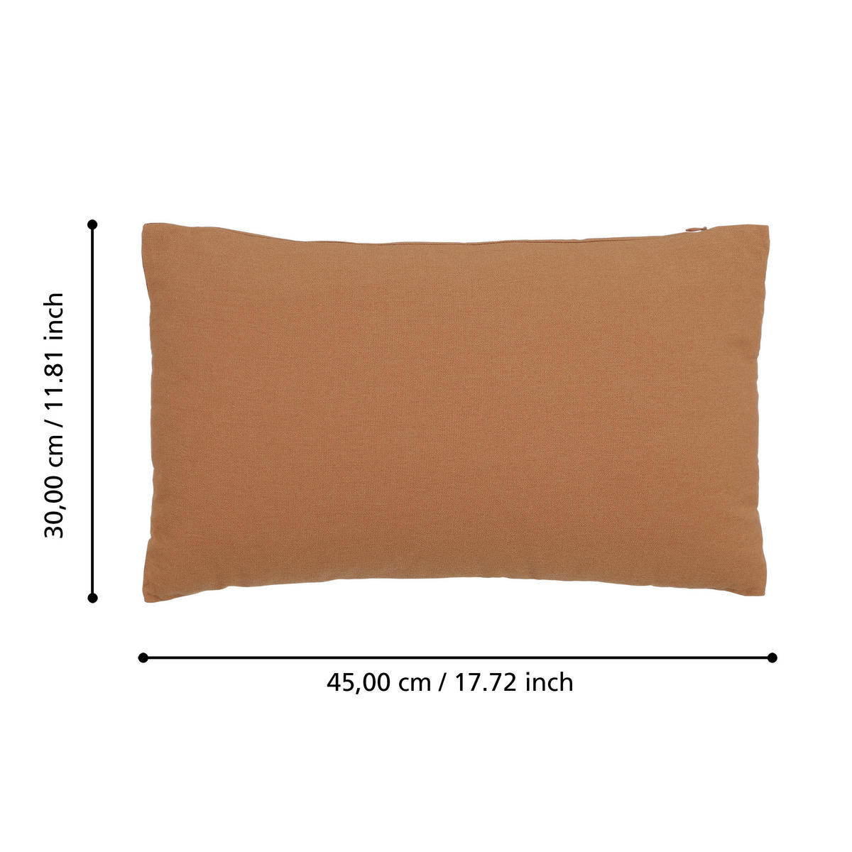 ZIERKISSEN  30/45 cm   - Terracotta, Basics, Textil (30/45cm) - Eglo