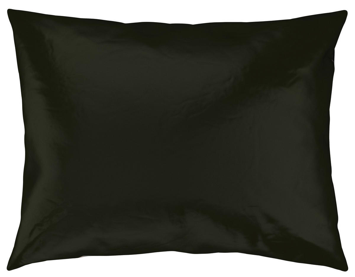 OBOJSTRANNÁ POSTEĽNÁ BIELIZEŇ, satén, čierna, biela, 140/200 cm - čierna/biela, Konventionell, textil (140/200cm) - Esposa