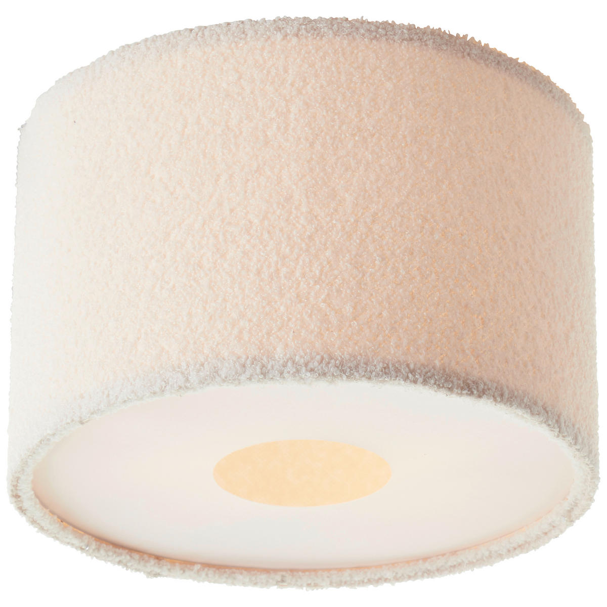 DECKENLEUCHTE  35/20 cm    - Beige, Basics, Textil/Metall (35/20cm)