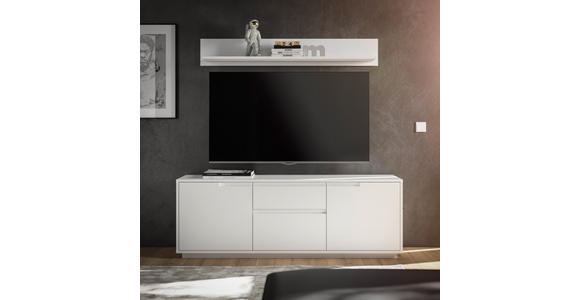 TV-ELEMENT Weiß 169/180/38 cm - Weiß, MODERN, Holzwerkstoff (169/180/38cm) - Carryhome