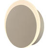 AKKU-WANDLEUCHTE - Sandfarben, Design, Metall (15/4cm) - Hell