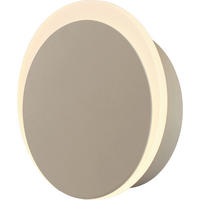 AKKU-WANDLEUCHTE - Sandfarben, Design, Metall (15/4cm) - Hell