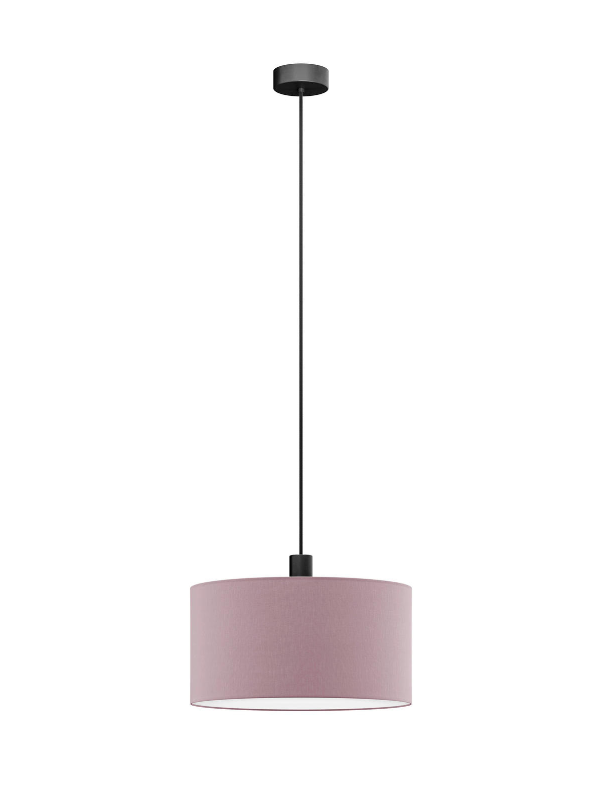 FÜGGŐLÁMPA 50/130 cm  - orgona, Basics, műanyag/textil (50/130cm)