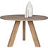 ESSTISCH Eiche massiv Eichefarben - Eichefarben, Trend, Holz (129/129/76cm) - Carryhome