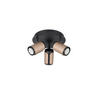 STRAHLER 30/16 cm   - Schwarz/Braun, KONVENTIONELL, Metall (30/16cm) - Trio Leuchten