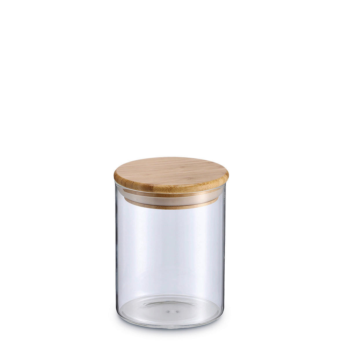 VORRATSGLÄSERSET  - Naturfarben, Basics, Glas/Holz (40/46,5/28cm) - Zeller Present