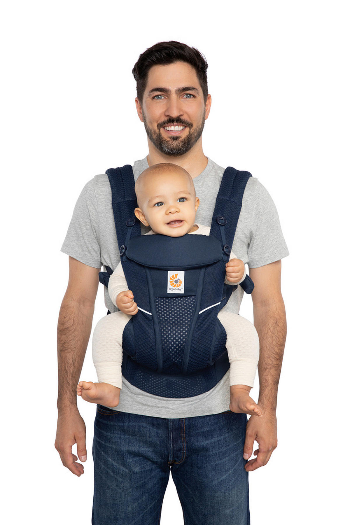 KENGUR NOSILJKA  Omni Breeze  - tamnoplava, Osnovno, tekstil (0,7kg) - Ergo Baby