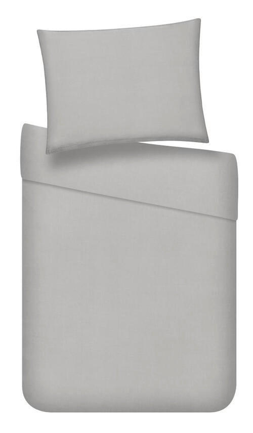 POSTELJINA 200/200 cm saten siva, svetlosiva, bež  - siva/svetlosiva, Konvencionalno, tekstil (200/200cm) - Esposa