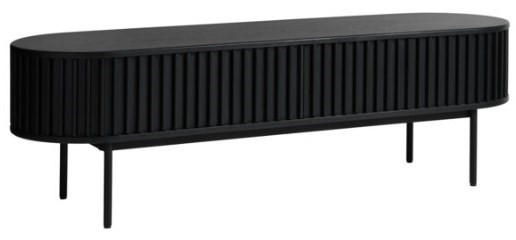 TV-BÄNK  i 160/48/45 cm  - svart, Trend, metall/trämaterial (160/48/45cm) - Niels Andersson
