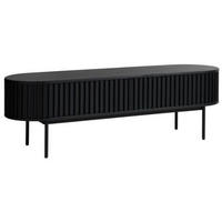 TV-BÄNK  i 160/48/45 cm  - svart, Trend, metall/trämaterial (160/48/45cm) - Niels Andersson