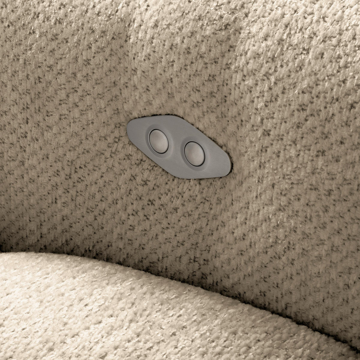 ECKSOFA  Webstoff Beige  - Beige/Schwarz, Design, Kunststoff/Textil (177/274cm) - Livetastic