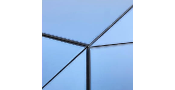 BEISTELLTISCH in Glas, Holzwerkstoff 40/40/40 cm  - Blau, Trend, Glas/Holzwerkstoff (40/40/40cm) - Novel