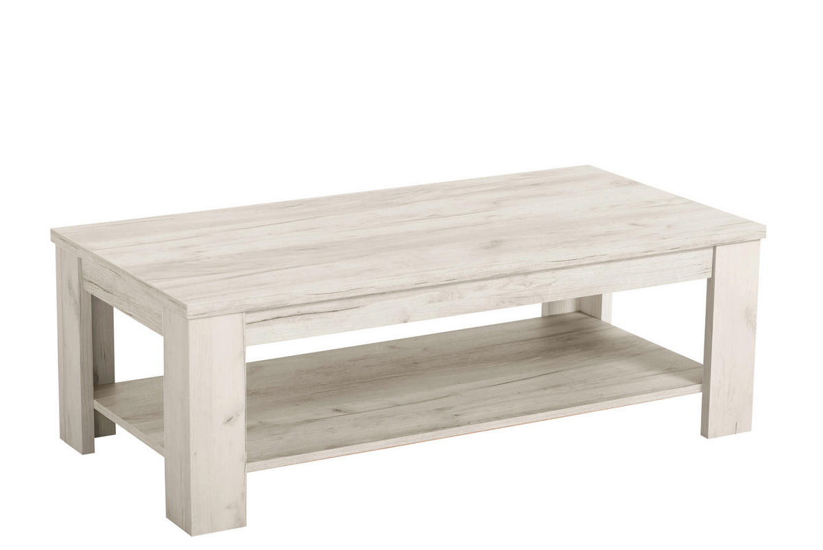 KONFERENČNÍ STOLEK, barvy stříbrného dubu, kompozitní dřevo, 120/41,5/60 cm - barvy stříbrného dubu, Basics, kompozitní dřevo (120/41,5/60cm) - Carryhome